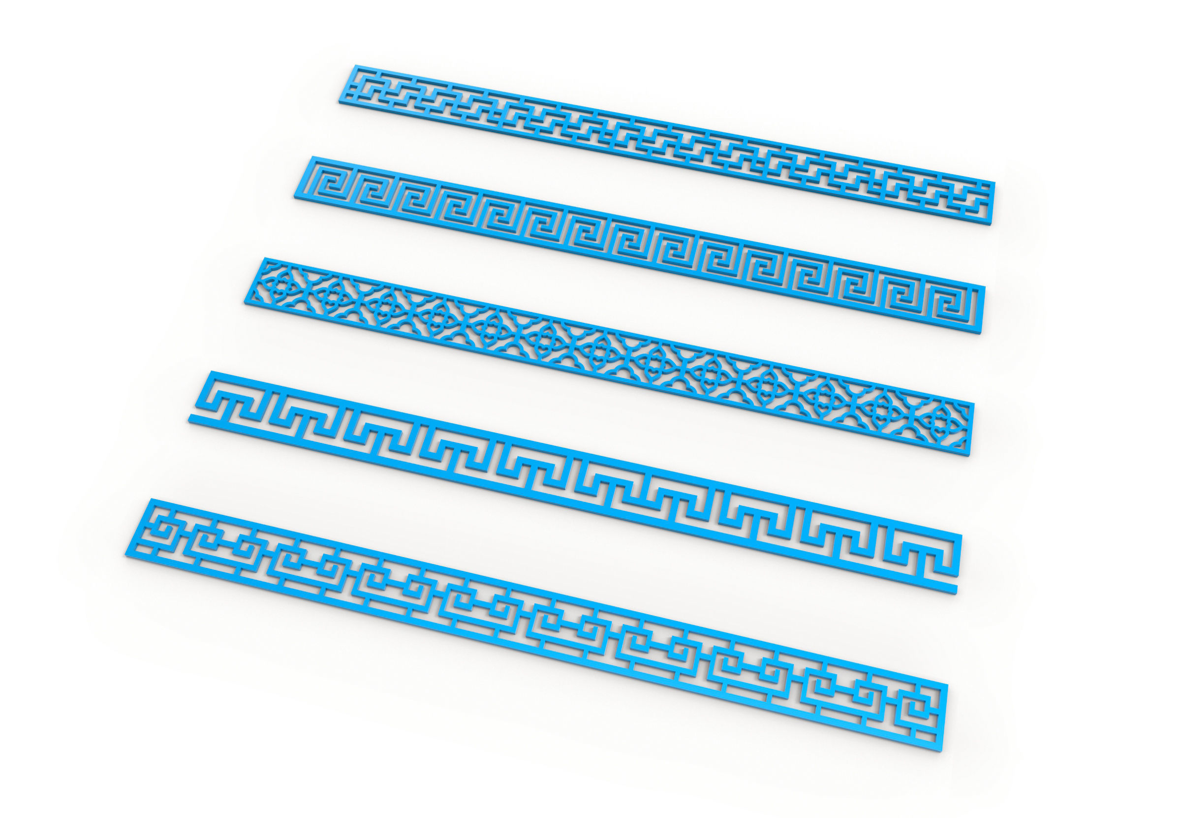 35 3D Decorative wall panels - screen SET 056 3D model_7