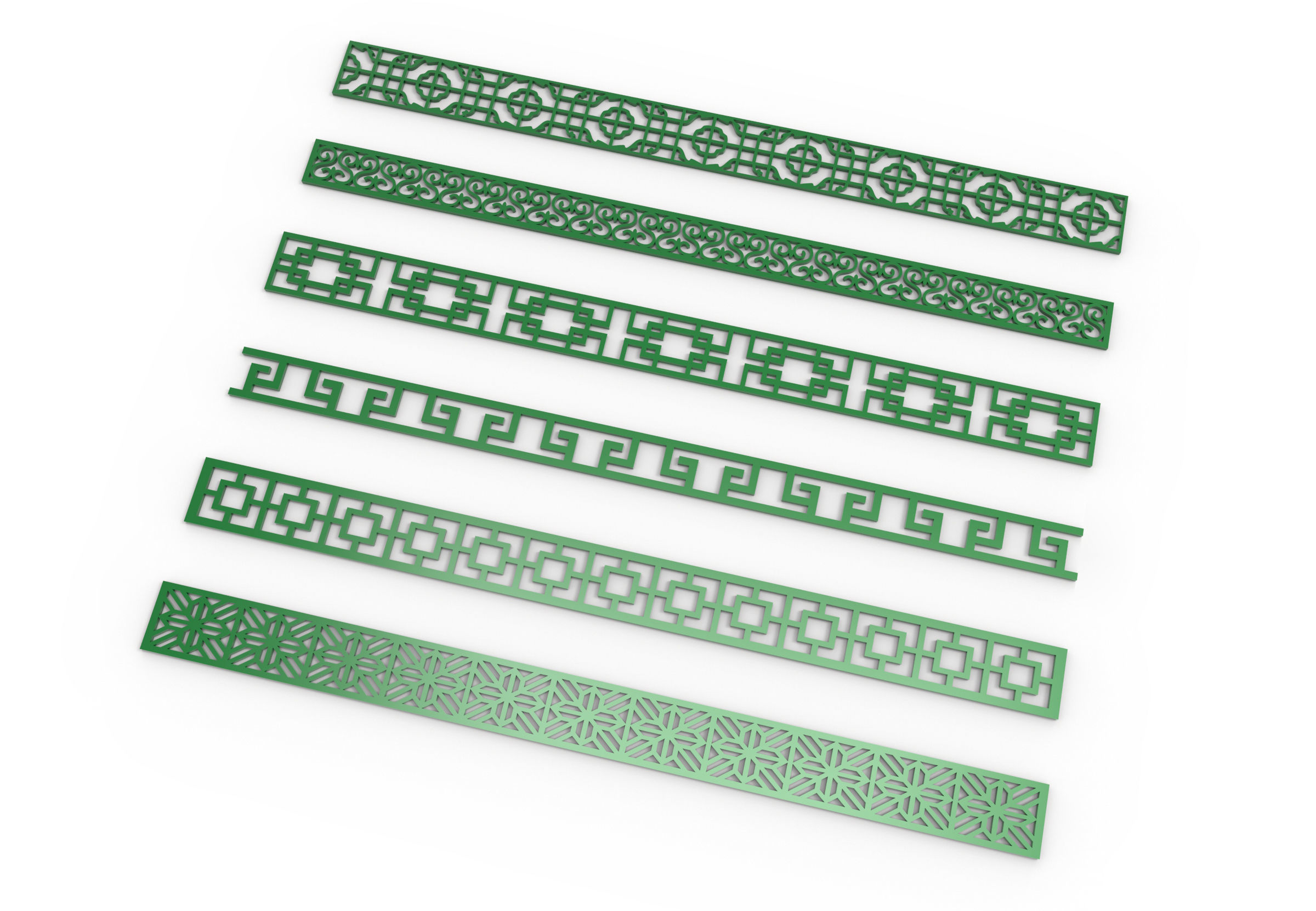 35 3D Decorative wall panels - screen SET 056 3D model_2