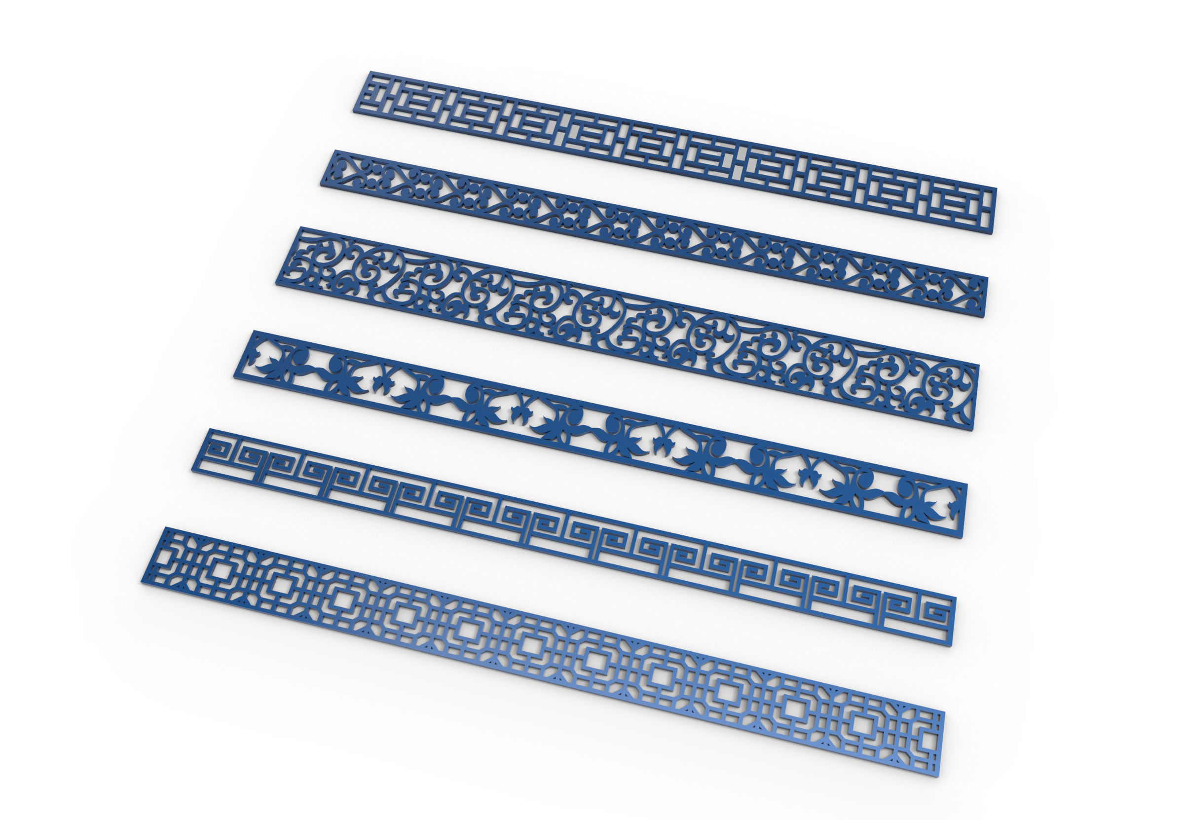 35 3D Decorative wall panels - screen SET 056 3D model_5