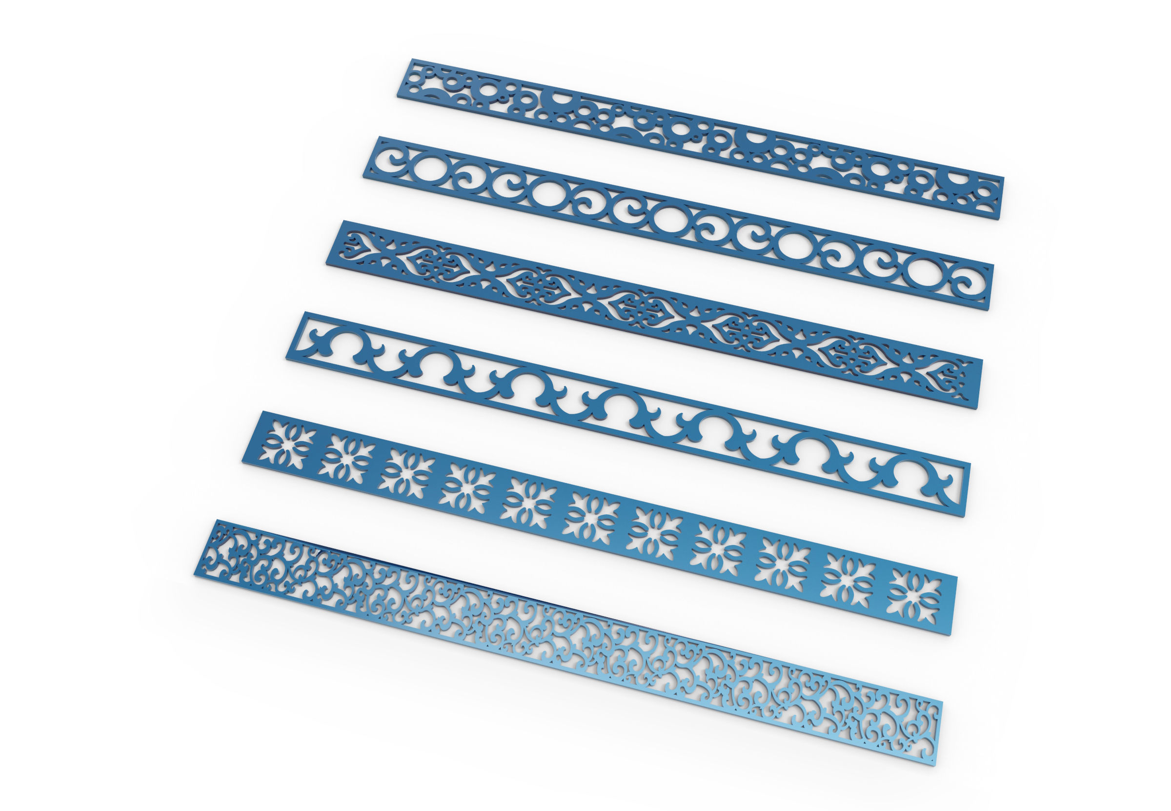 36 3D Decorative wall panels - screen SET 058 3D model_6