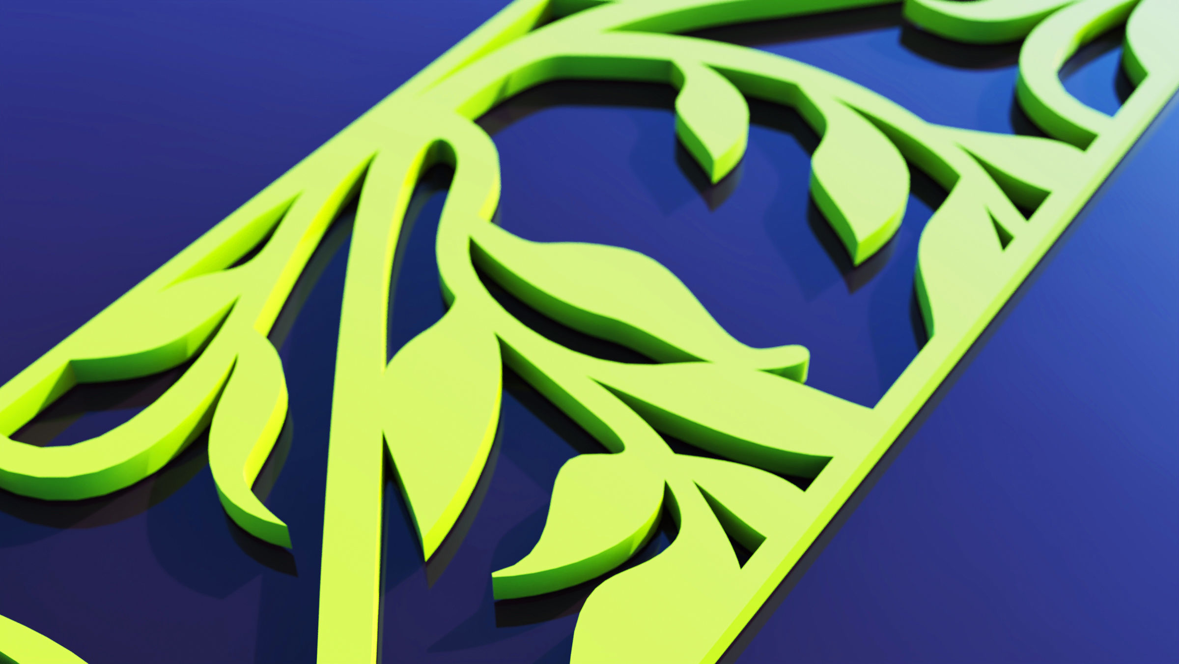 36 3D Decorative wall panels - screen SET 058 3D model_1