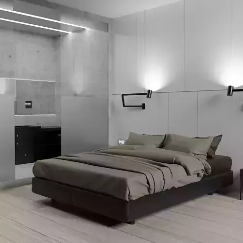 Low-poly modern interior 