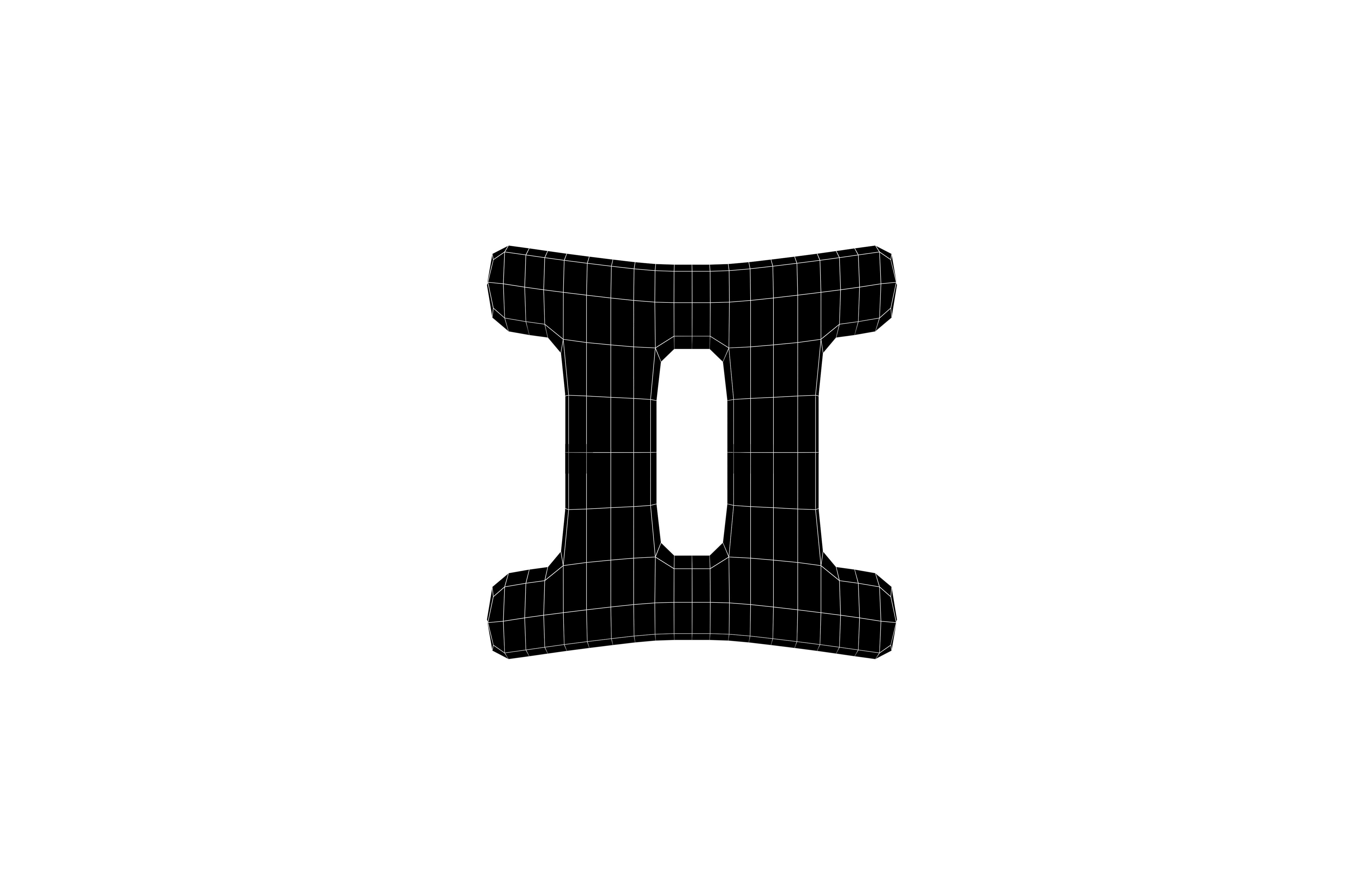 Gemini v2 007 Low-poly 3D model_6