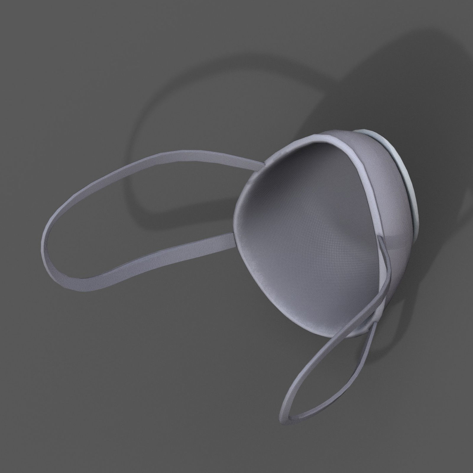 Gas mask respirator military combat protection  Low-poly 3D model_7