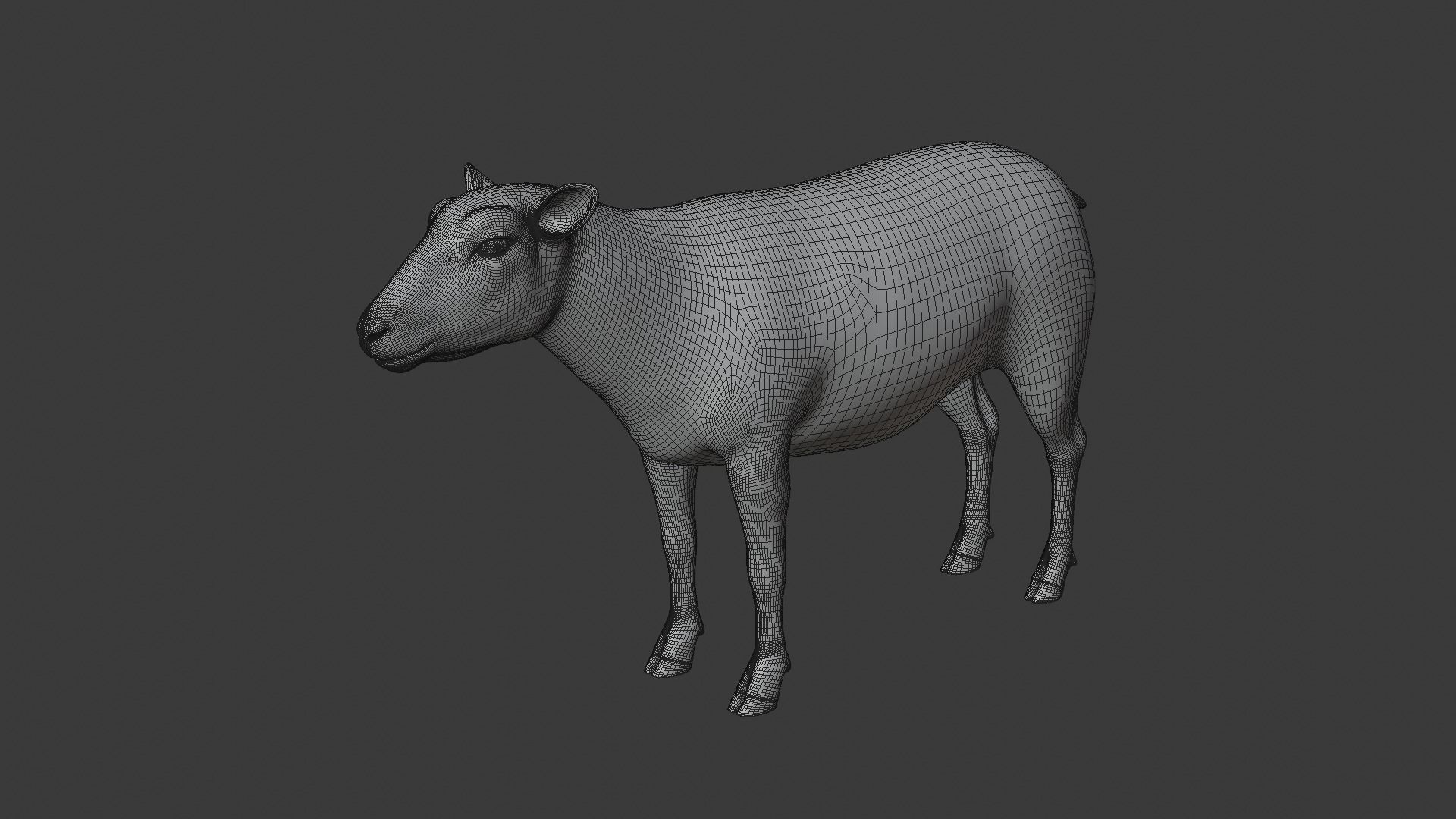 Sheep Animated 3D model_16