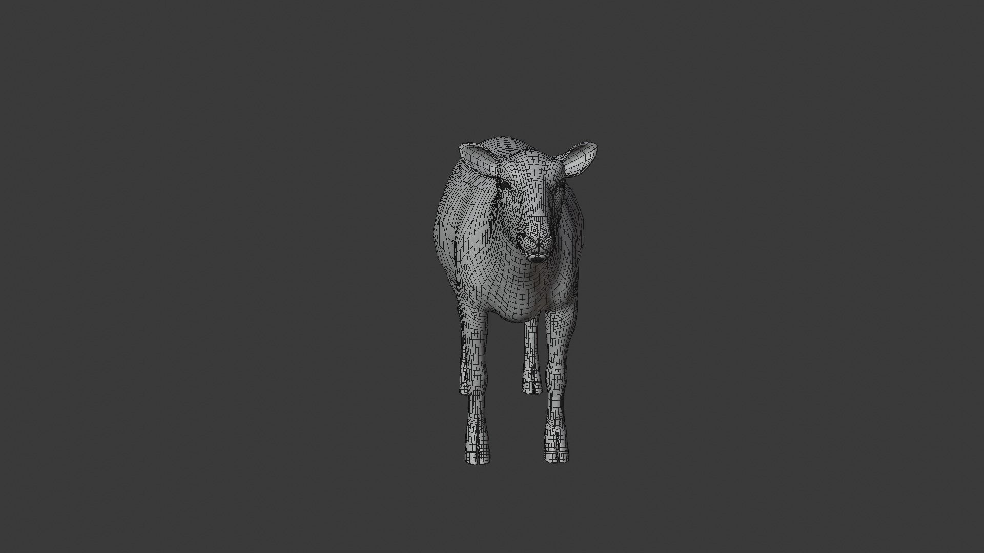 Sheep Animated 3D model_9