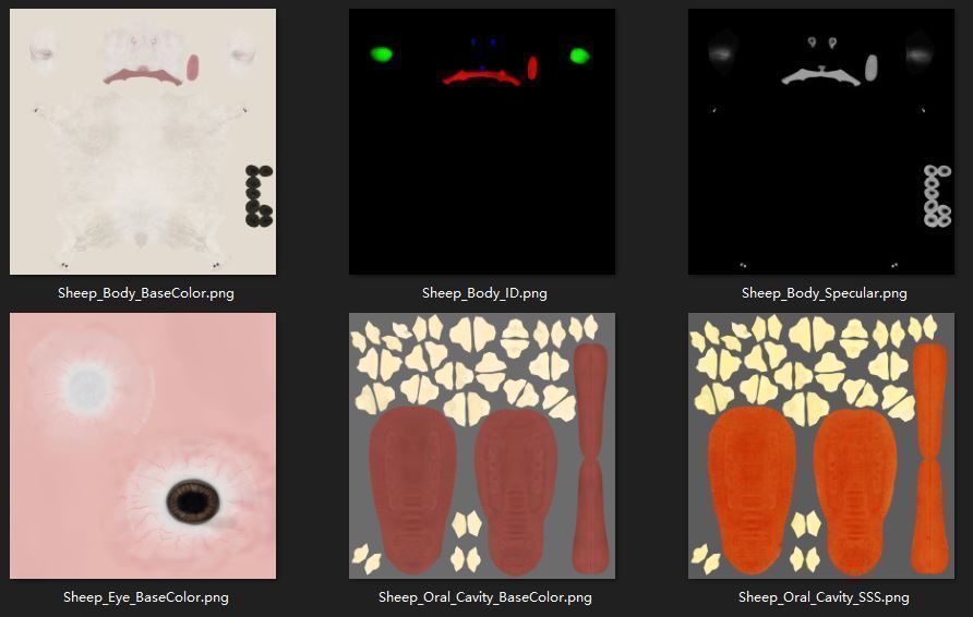 Sheep Animated 3D model_18