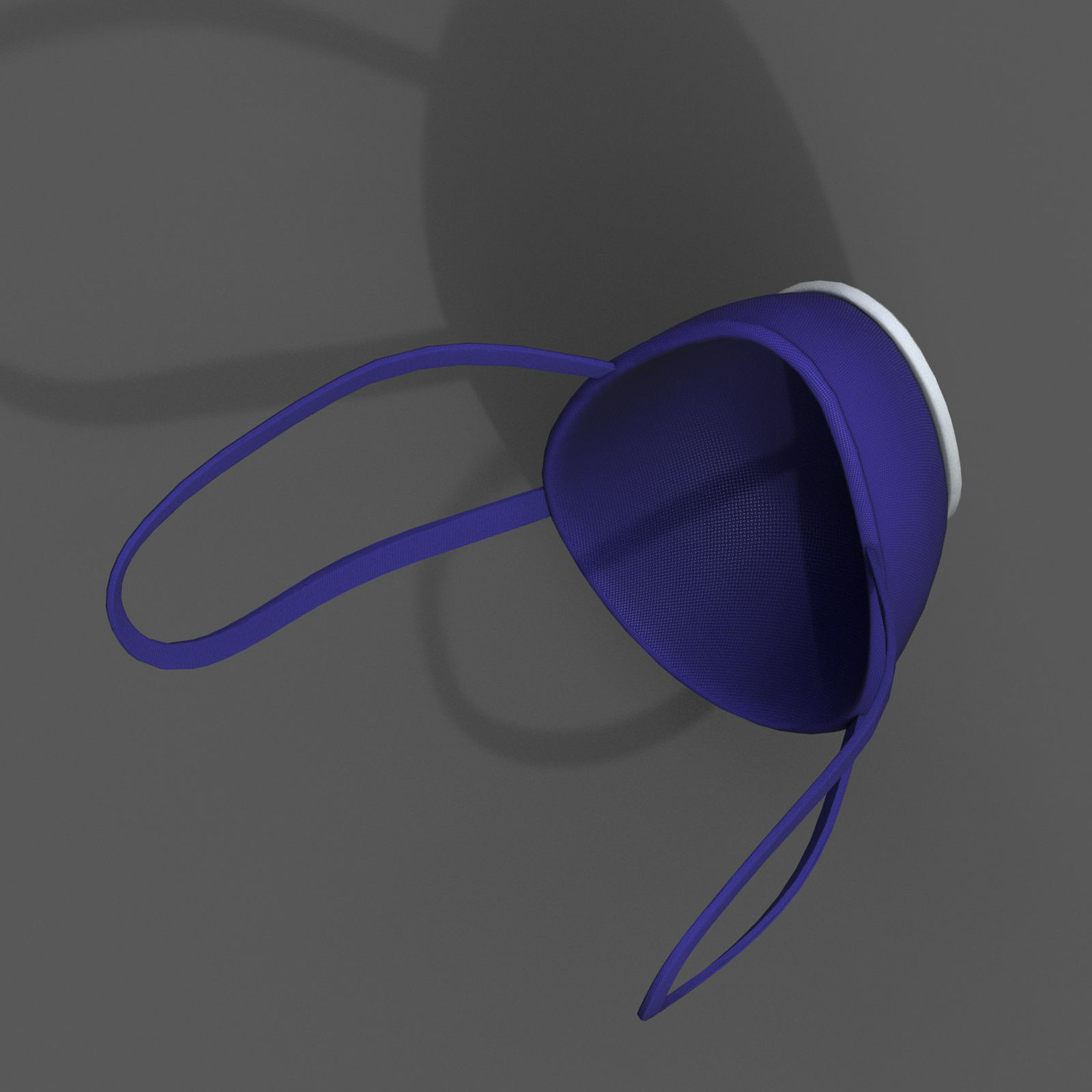 Gas mask respirator military combat protection  Low-poly 3D model_8