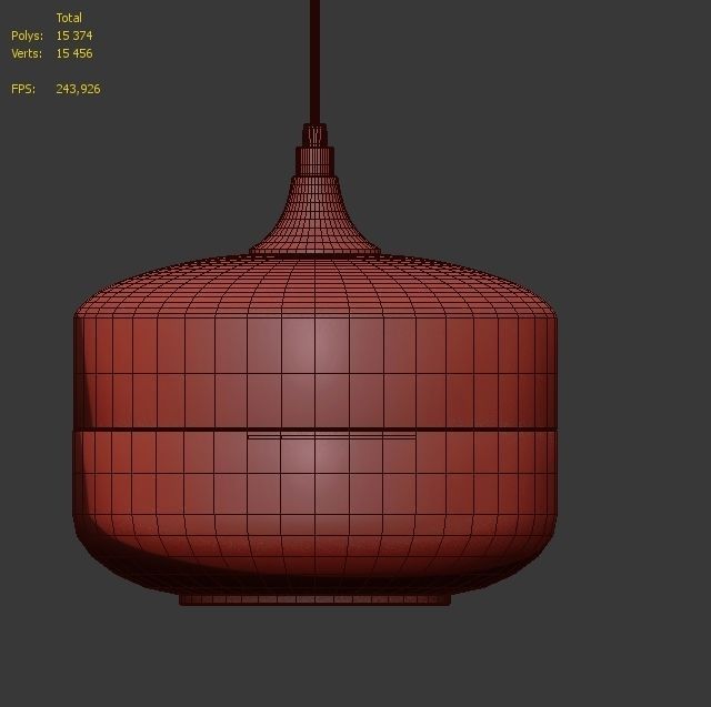 Hanging lamp LOFT HOUSE P-170 3D model_4