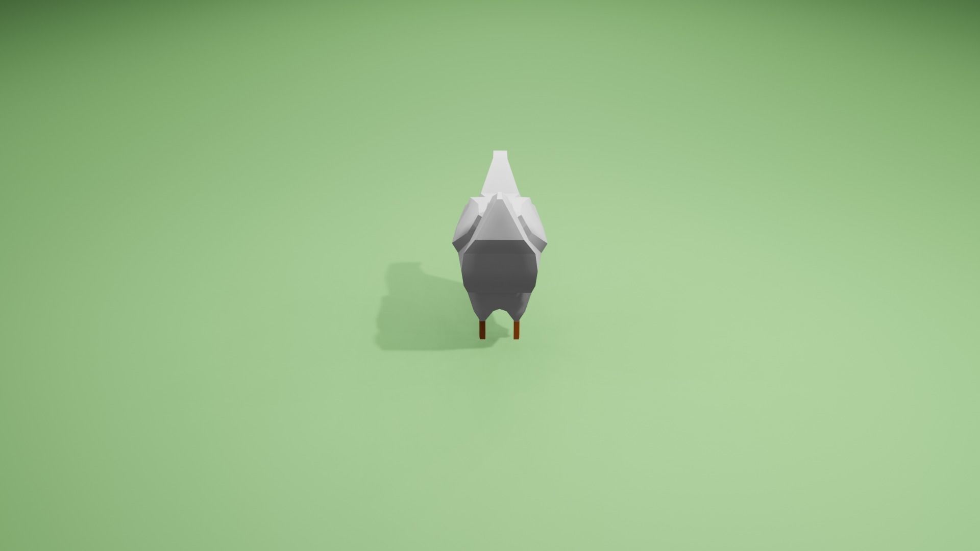 Chicken 3D Model low-poly 3D model_3