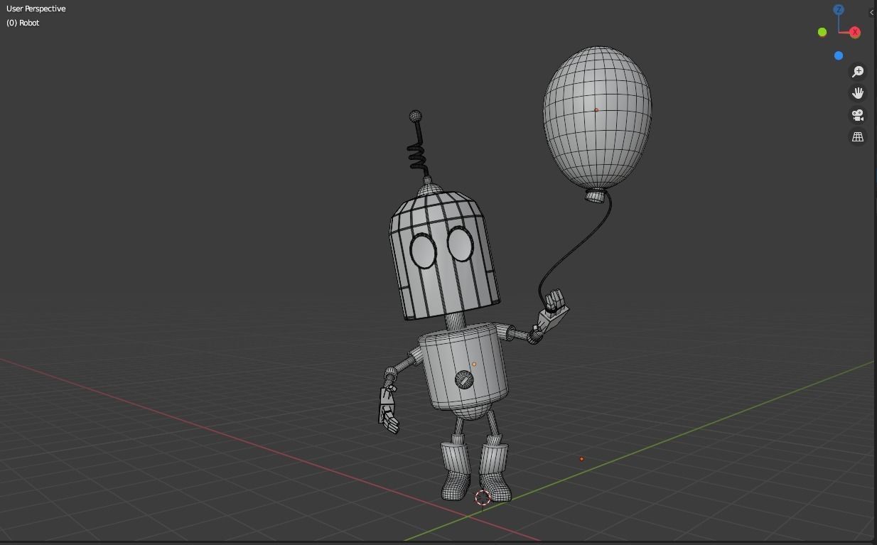 Black Lives Matter Tin Robot Tribute Free low-poly 3D model_5