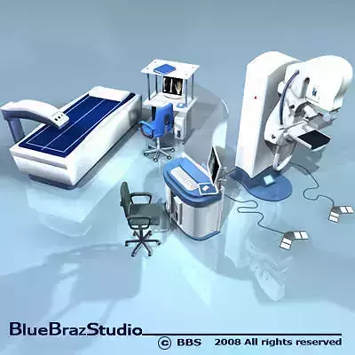 medical collection x ray machine in bluebra studio