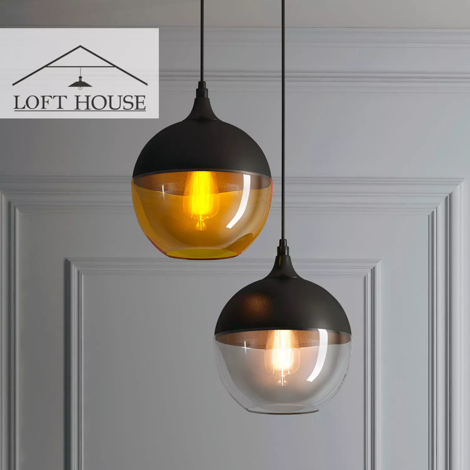Hanging lamp LOFT HOUSE P-171 3D model_0