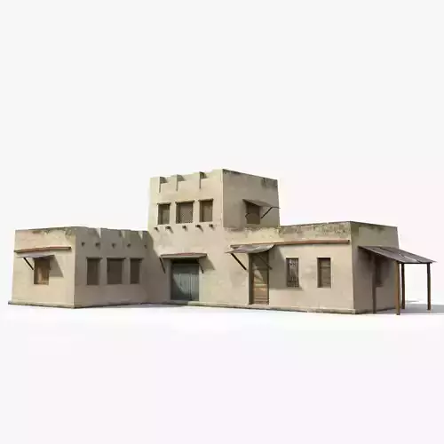 Arab x16 Low-poly 3D model
