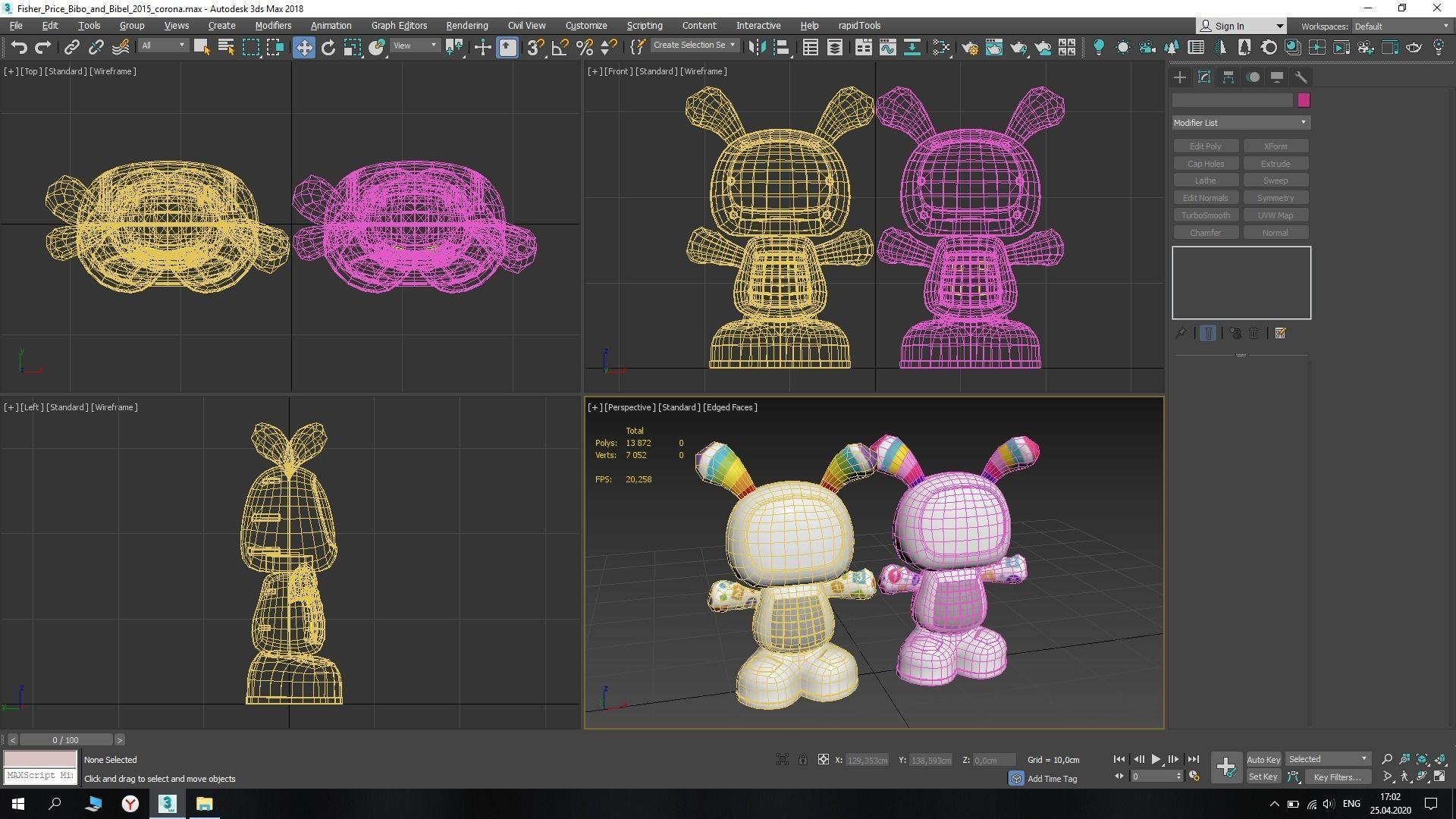 Fisher-Price Bibo and Bibel Free 3D model_4
