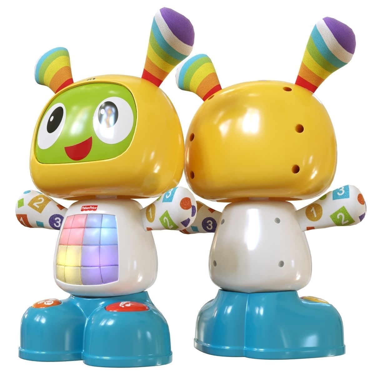 Fisher-Price Bibo and Bibel Free 3D model_2