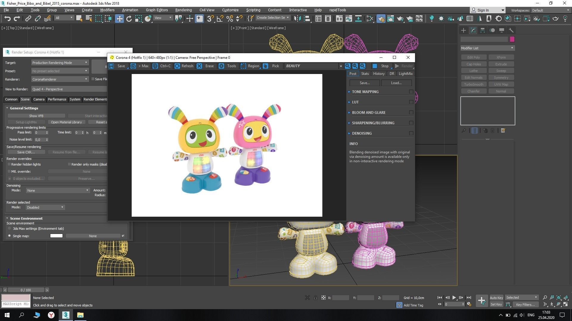 Fisher-Price Bibo and Bibel Free 3D model_5