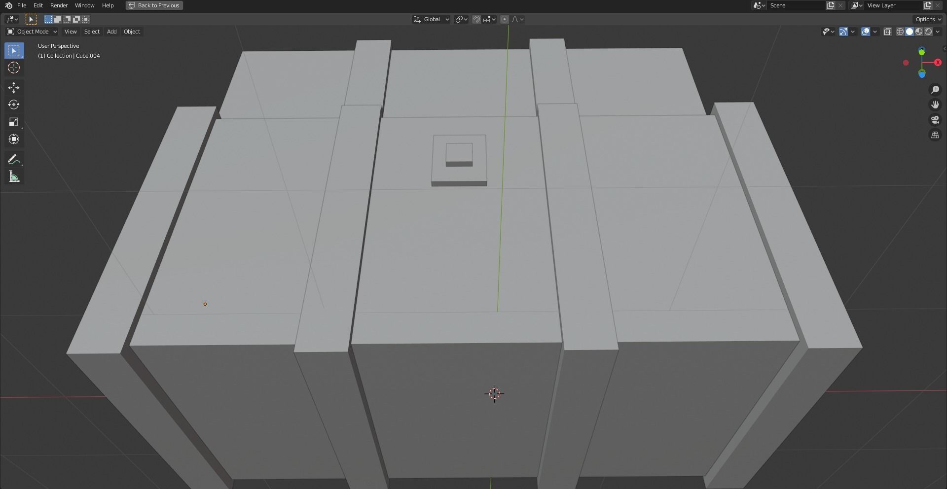 Simple Chest Model 3D model_6