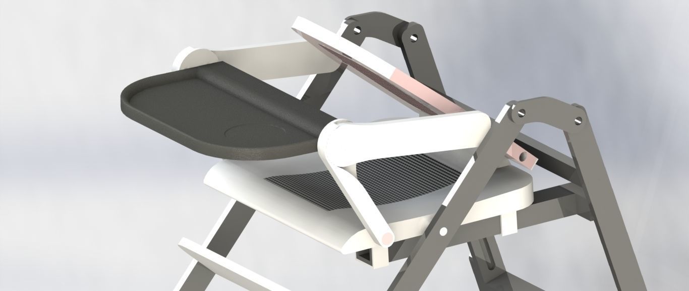 baby chair  3D print model_5