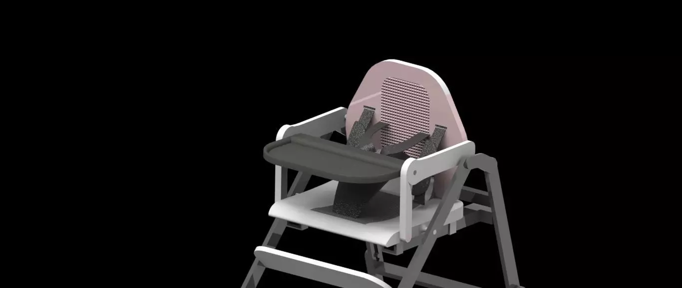 baby chair  3D print model_0