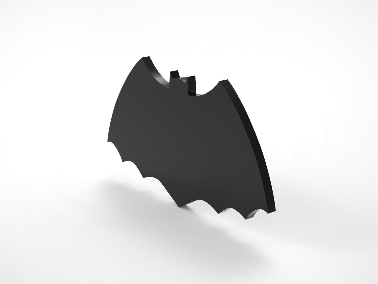 1940 Batman Chest Logo Symbol Emblem  3D print model_3
