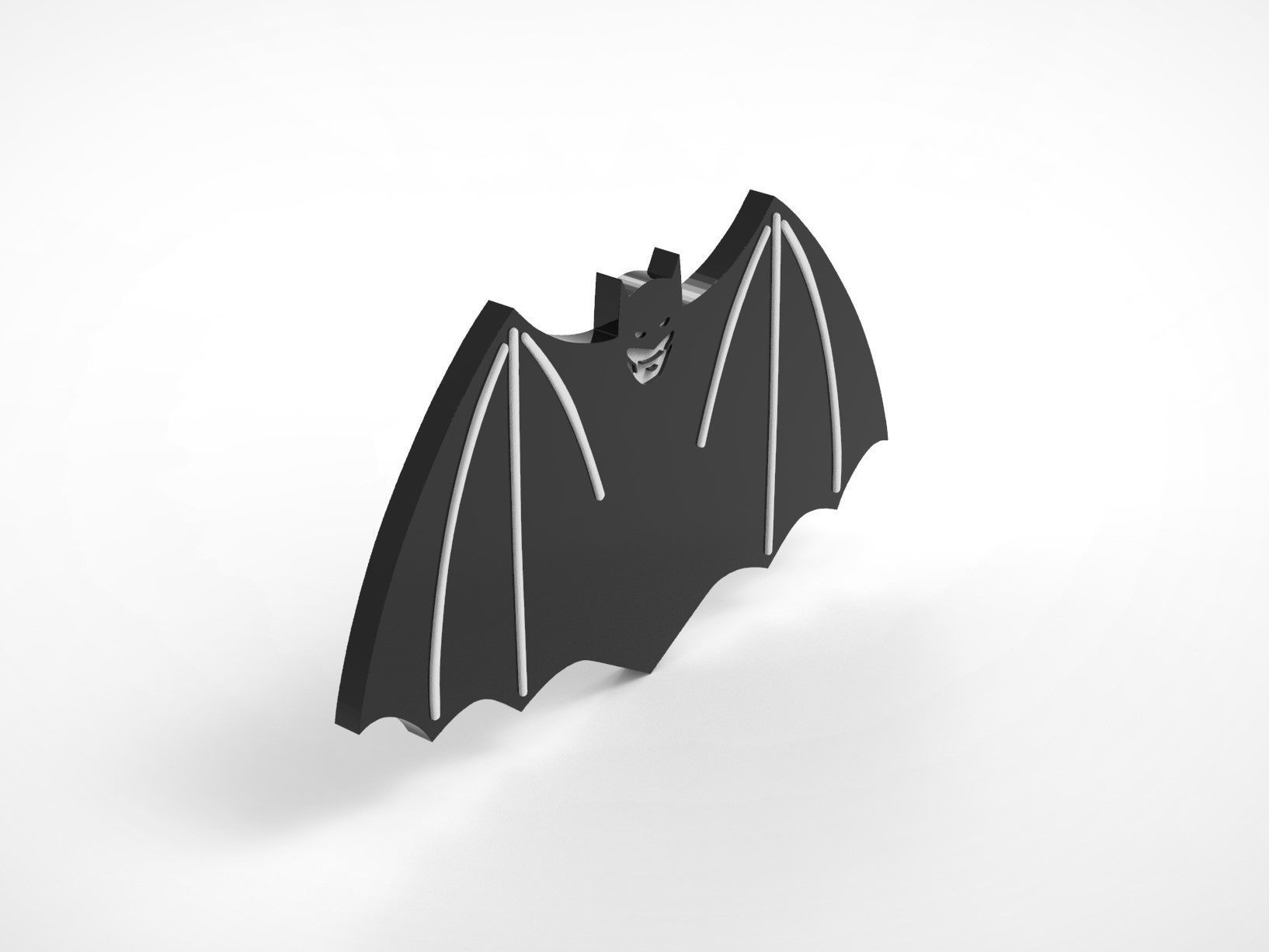 1940 Batman Chest Logo Symbol Emblem  3D print model_2