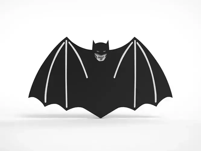 1940 Batman Chest Logo Symbol Emblem  3D print model