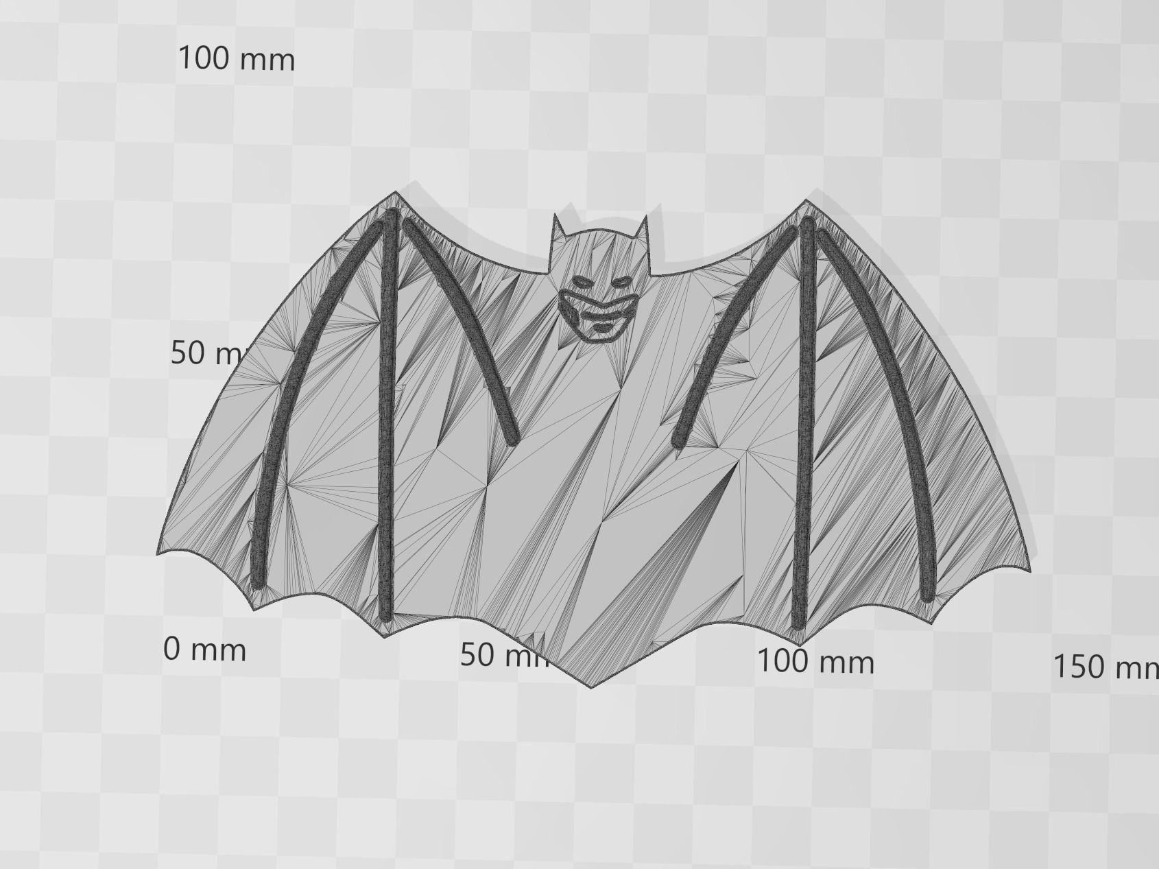 1940 Batman Chest Logo Symbol Emblem  3D print model_4