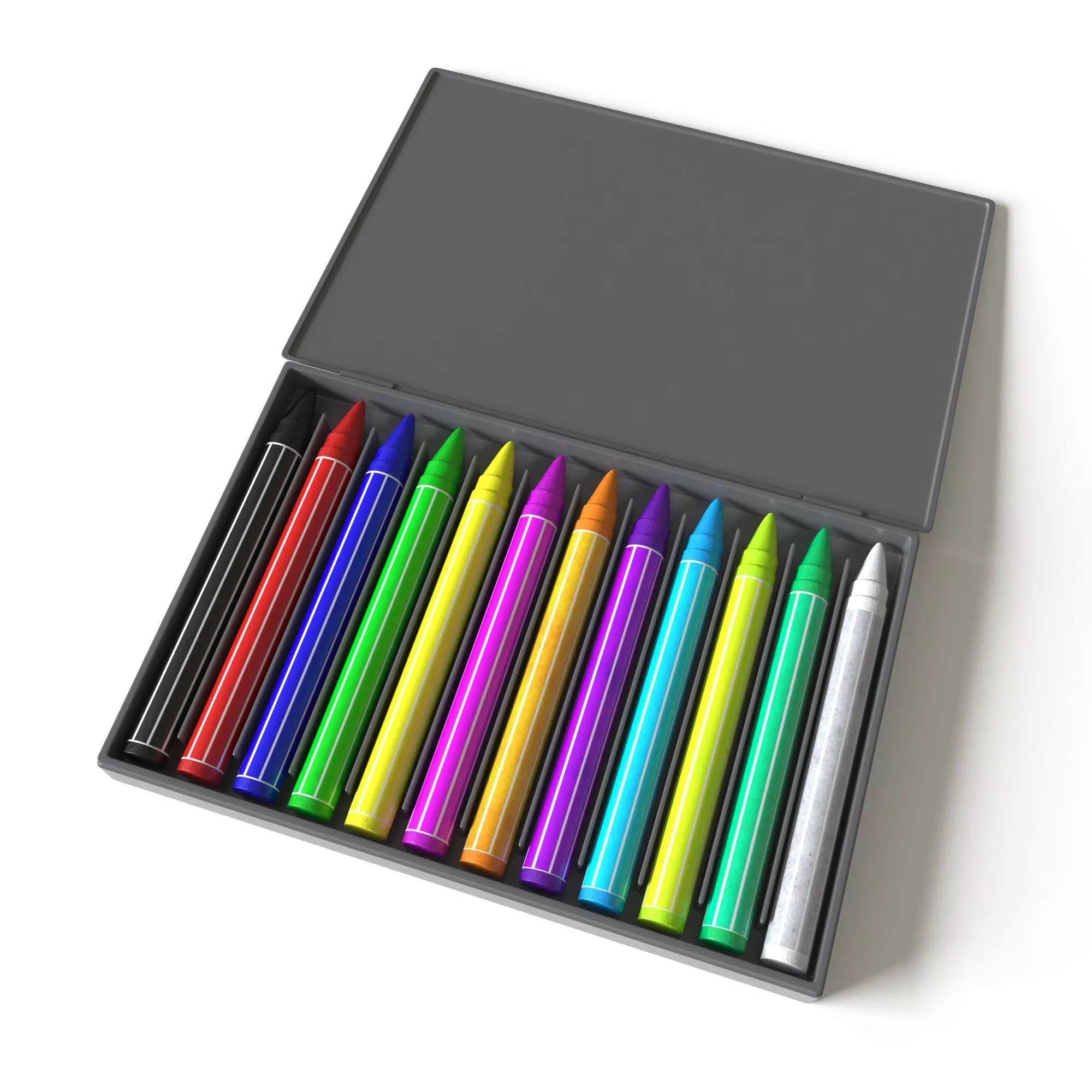 Pastel color box 3D model