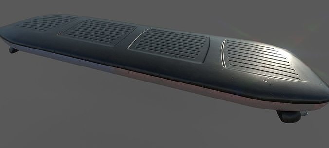 Police Led Lightbar nForce Low-poly 3D model 3