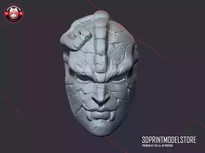 Jojo Bizarre Adventure Stone Mask - Anime Halloween Cosplay 3D print model