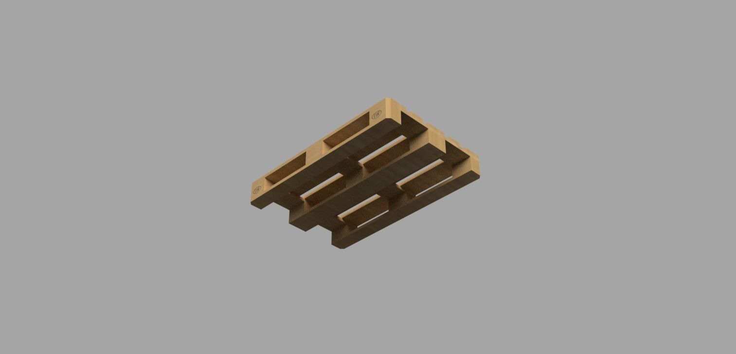 1to10 RC Euro Palette 3D print model_1