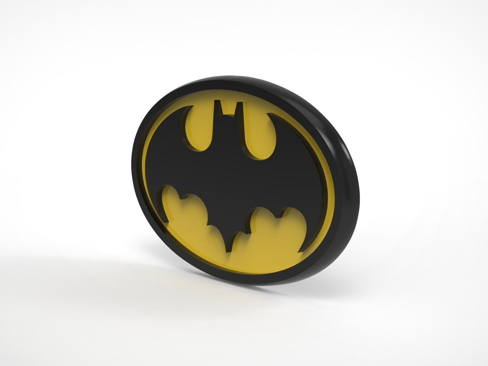 1989 Batman Chest Logo Symbol Emblem 3D model 3D printable | CGTrader