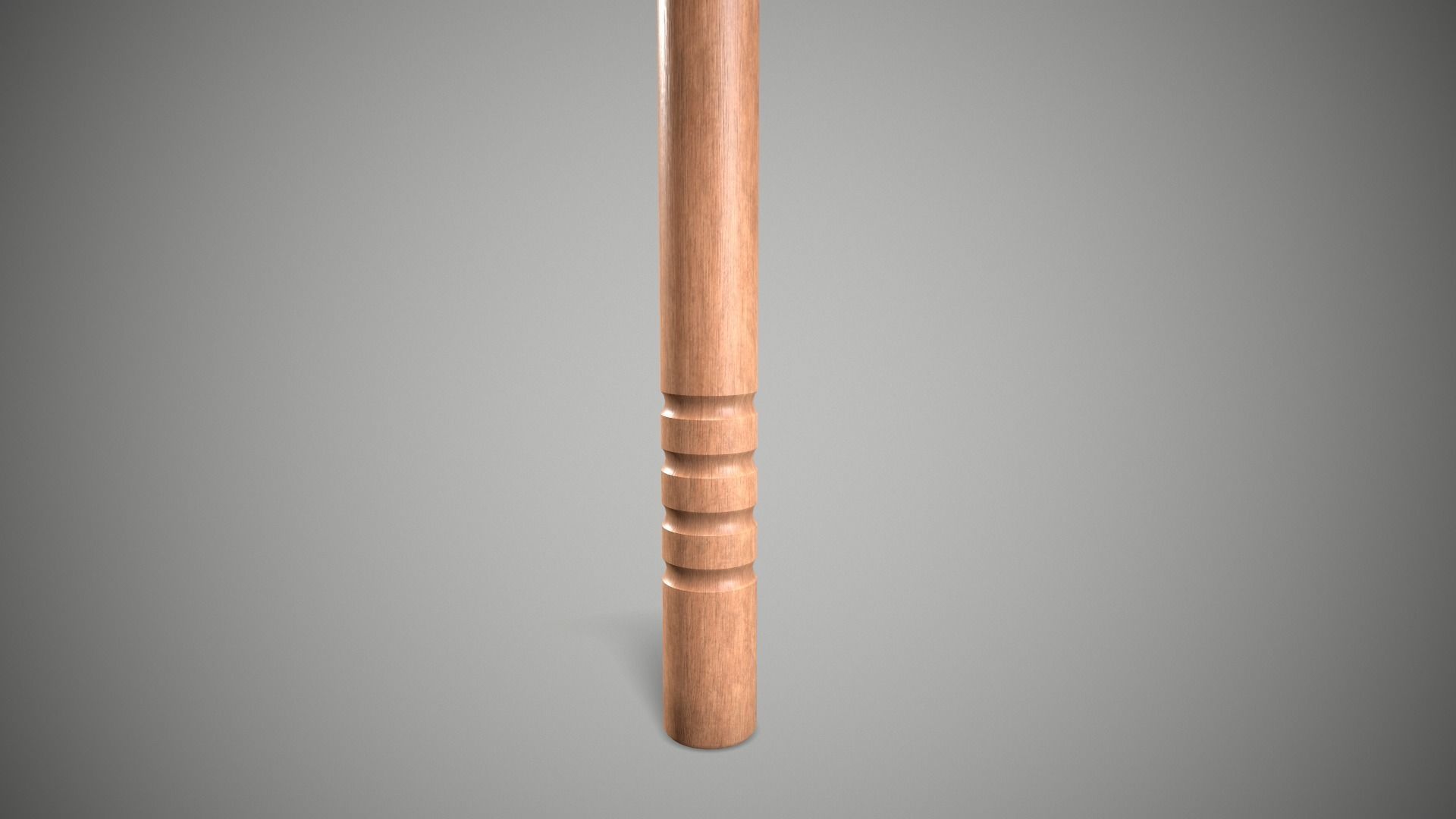 Honey Dipper Stick Low-poly 3D model_4