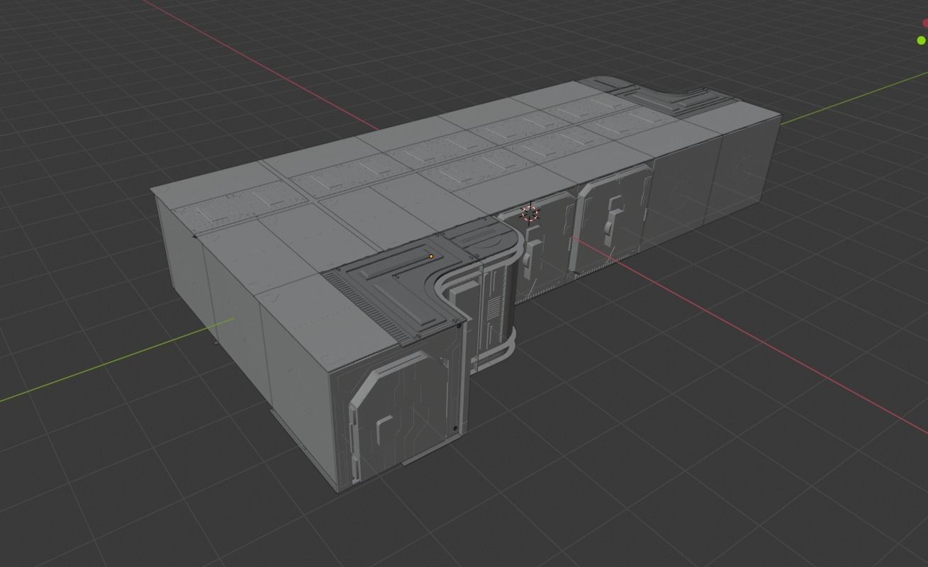 sci-fi set model and textures 3D model_20