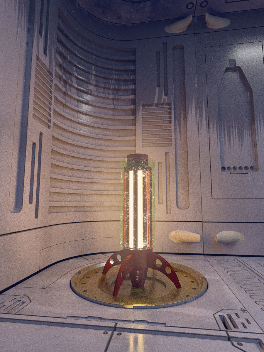 sci-fi set model and textures 3D model_9