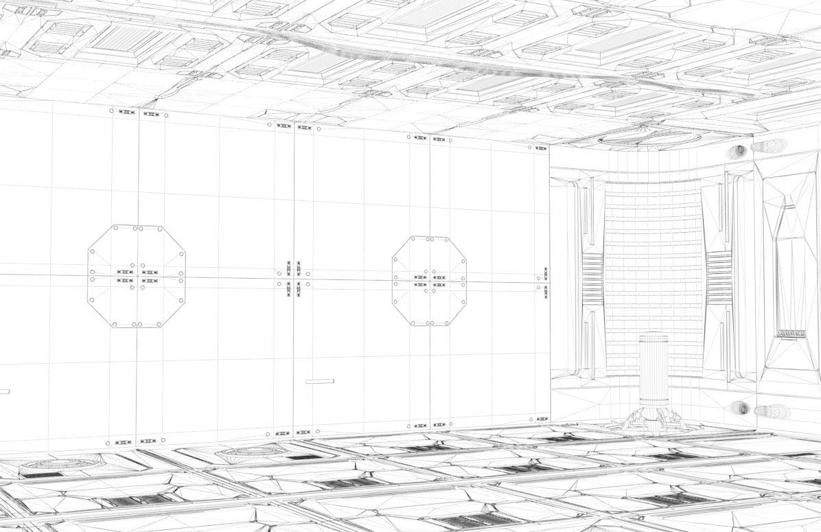 sci-fi set model and textures 3D model_12