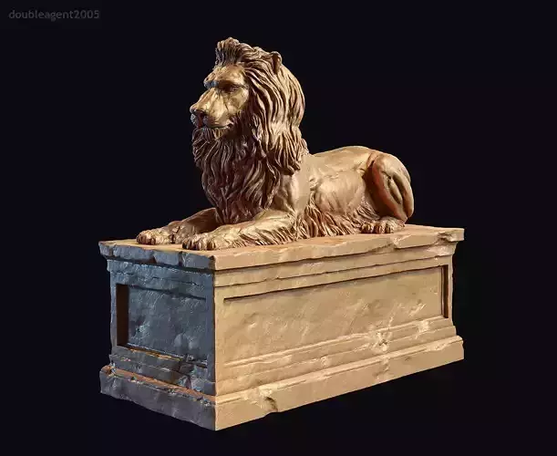 Lion Tomb 3d print model 3D print model