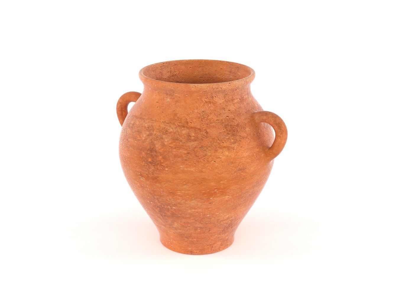 Clay Jug 3D model_4