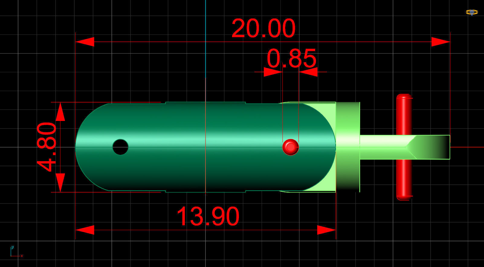 cylinder bracelet 3D print model_5