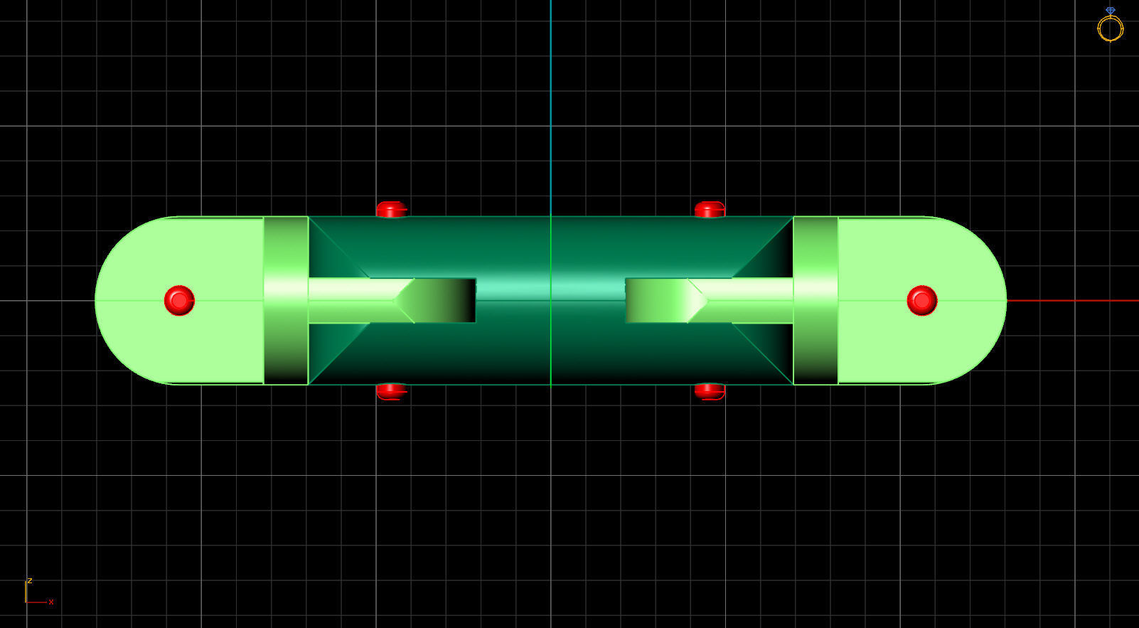 cylinder bracelet 3D print model_8