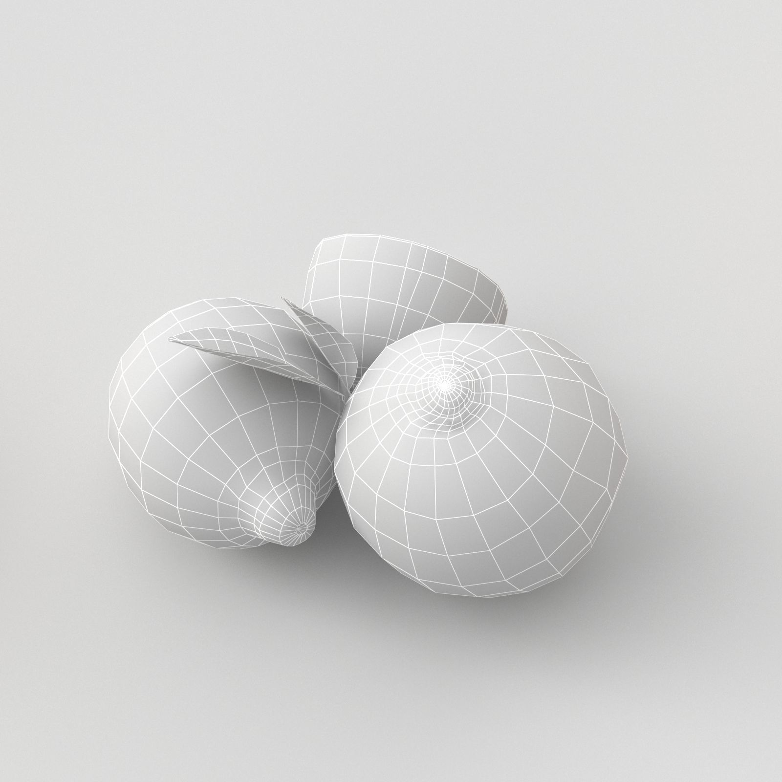 Orange and Lemon 3D model_17