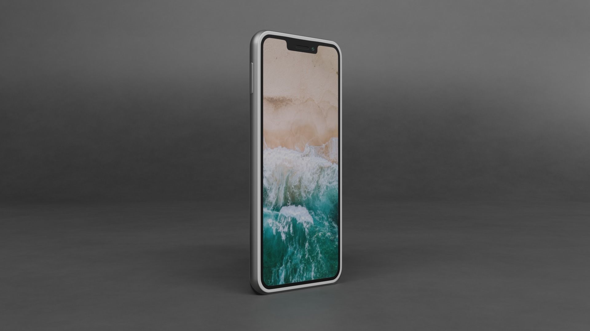 Generic Mobile Smart Phone Device 3D model_2