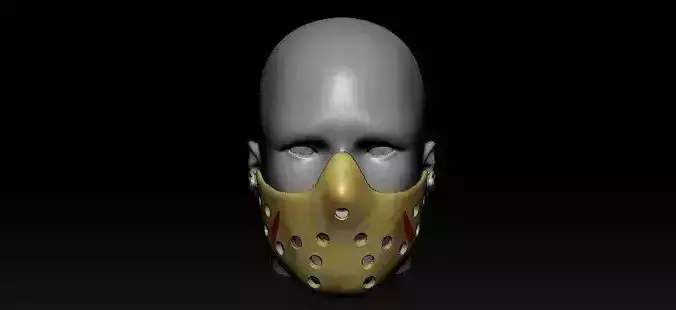 Jason Half Mask 3D print model