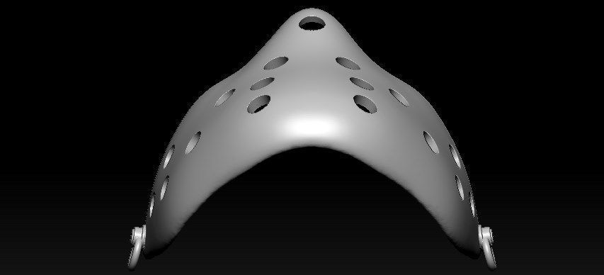 Jason Half Mask 3D print model_29