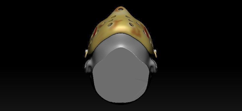 Jason Half Mask 3D print model_12