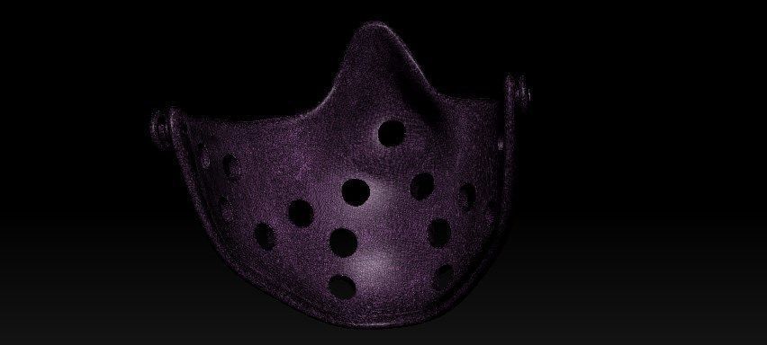 Jason Half Mask 3D print model_34