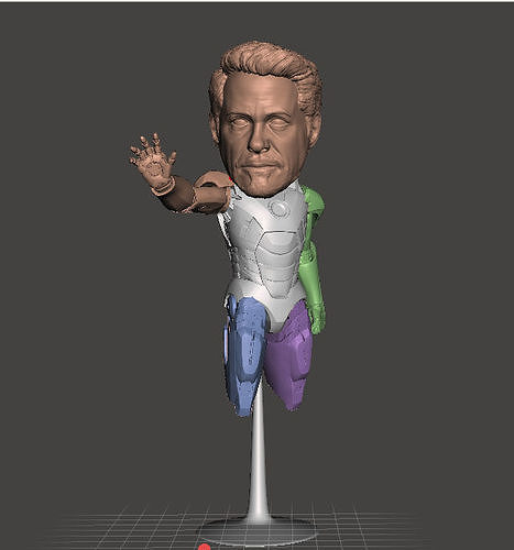 Ironman Robert Downey 3D print model