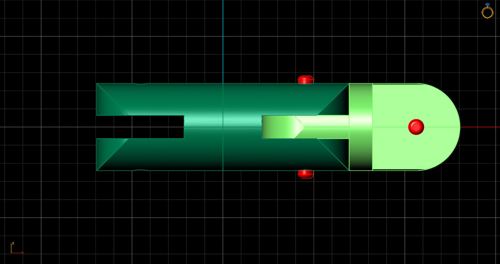 cylinder bracelet -curved 3D print model_6