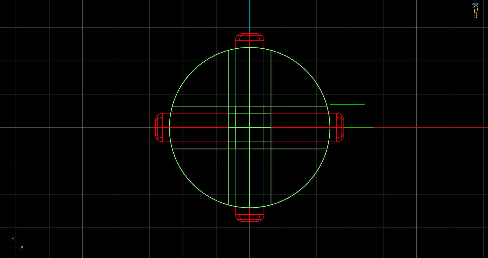 cylinder bracelet -curved 3D print model_5